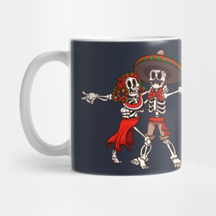 Mexican Skeletons Rumba Dance Mug